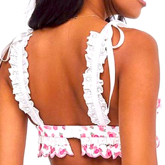 For Love & Lemons bralette triangle blossom 🌸M - Picture 2 of 11